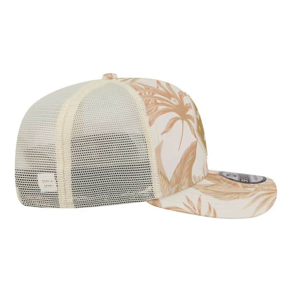 New York Mets Tonal Palm 9SEVENTY Adjustable Trucker Hat Tan | New Era