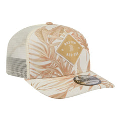 Boston Red Sox Tonal Palm 9SEVENTY Adjustable Trucker Hat Tan | New Era