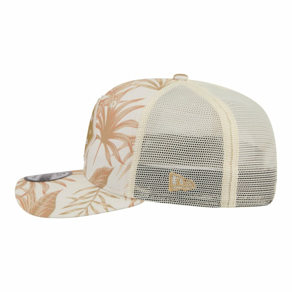 Boston Red Sox Tonal Palm 9SEVENTY Adjustable Trucker Hat Tan | New Era