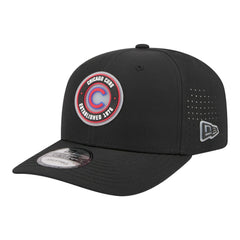 Chicago Cubs Circle 9SEVENTY Adjustable Hat Black | New Era