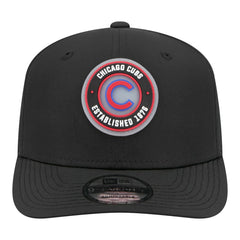 Chicago Cubs Circle 9SEVENTY Adjustable Hat Black | New Era