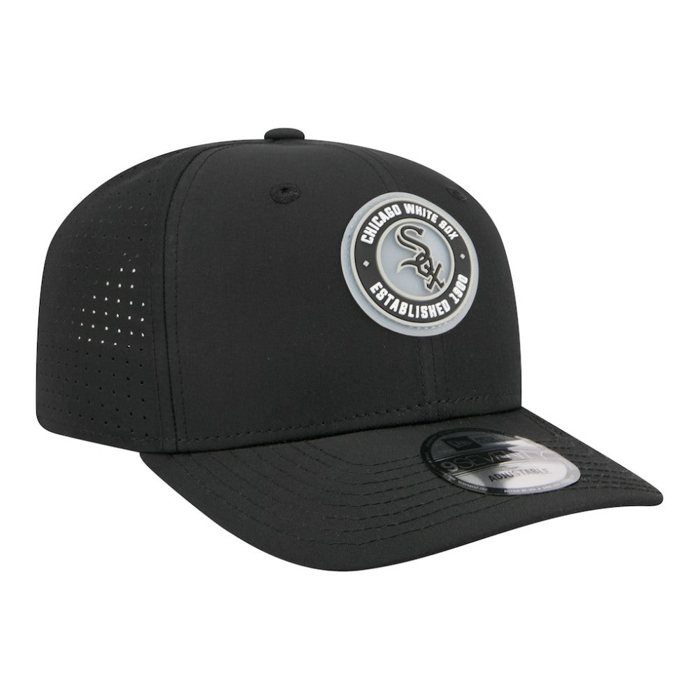 Chicago White Sox Circle 9SEVENTY Adjustable Hat Black | New Era