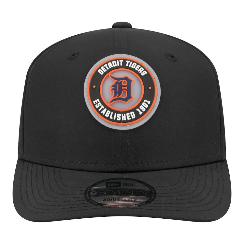 Detroit Tigers Circle 9SEVENTY Adjustable Hat Black | New Era