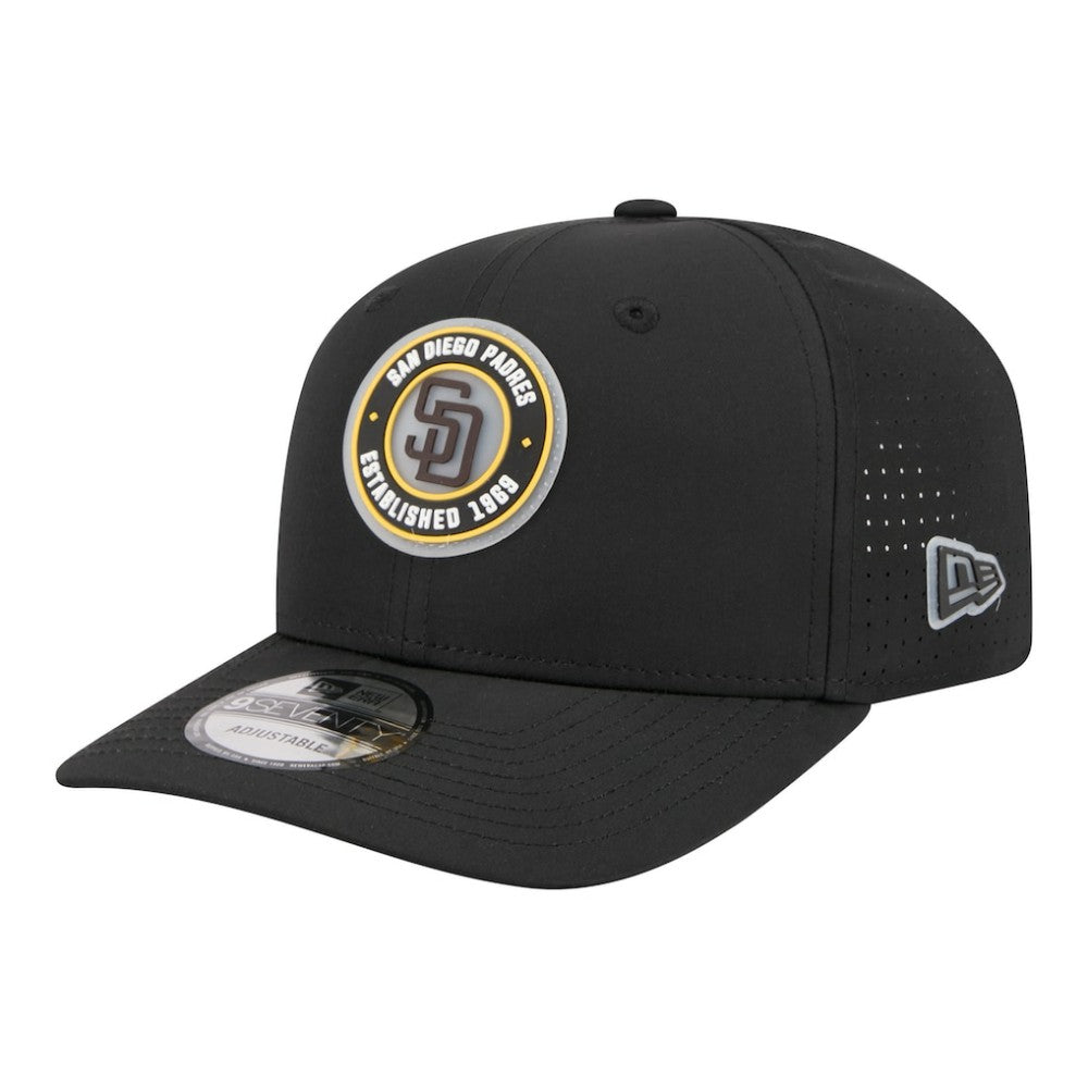 San Diego Padres Circle 9SEVENTY Adjustable Hat Black | New Era