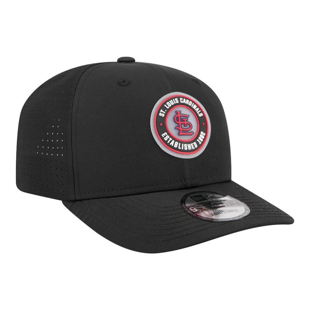 St. Louis Cardinals Circle 9SEVENTY Adjustable Hat Black | New Era