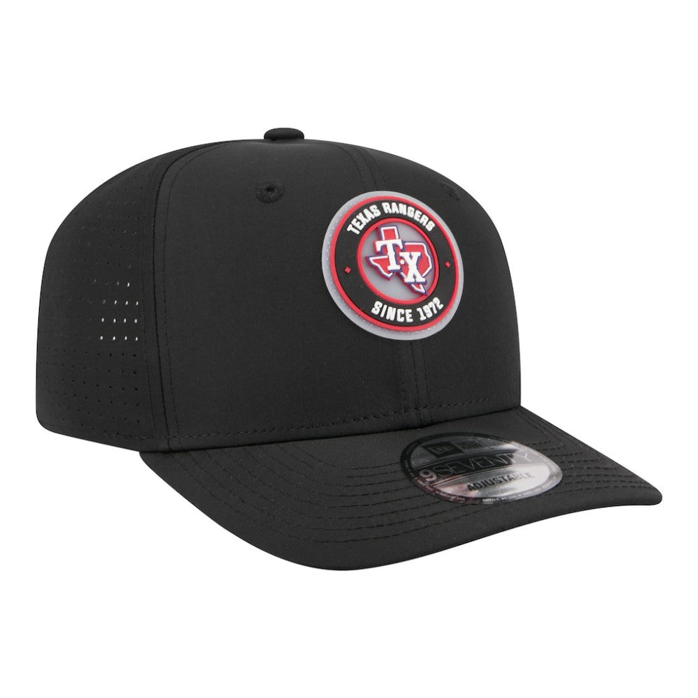 Texas Rangers Circle 9SEVENTY Adjustable Hat Black | New Era