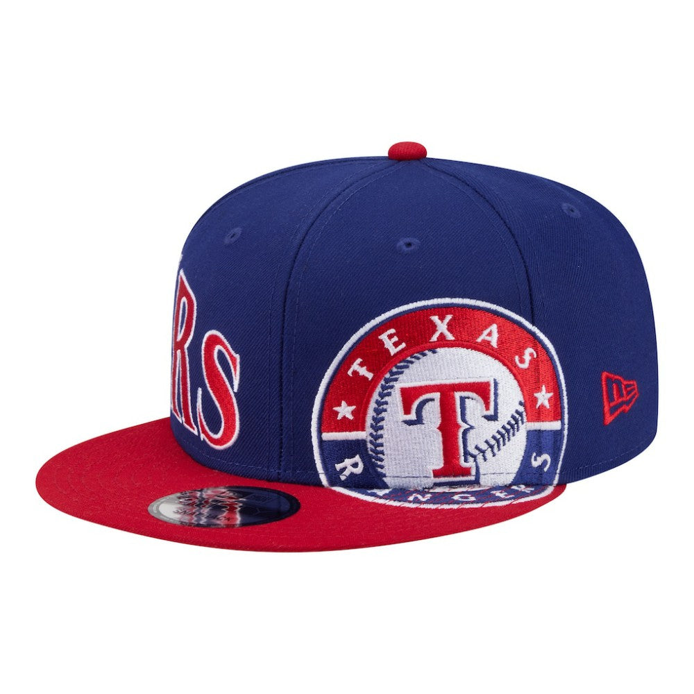 Texas Rangers Stretched Two-Tone 9FIFTY Adjustable Hat Royal/Red | New Era