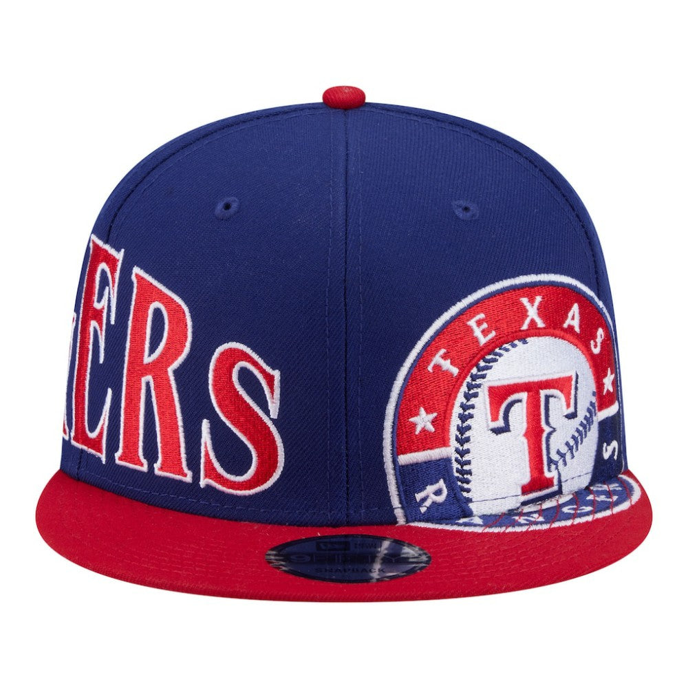 Texas Rangers Stretched Two-Tone 9FIFTY Adjustable Hat Royal/Red | New Era