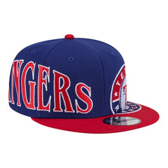 Texas Rangers Stretched Two-Tone 9FIFTY Adjustable Hat Royal/Red | New Era