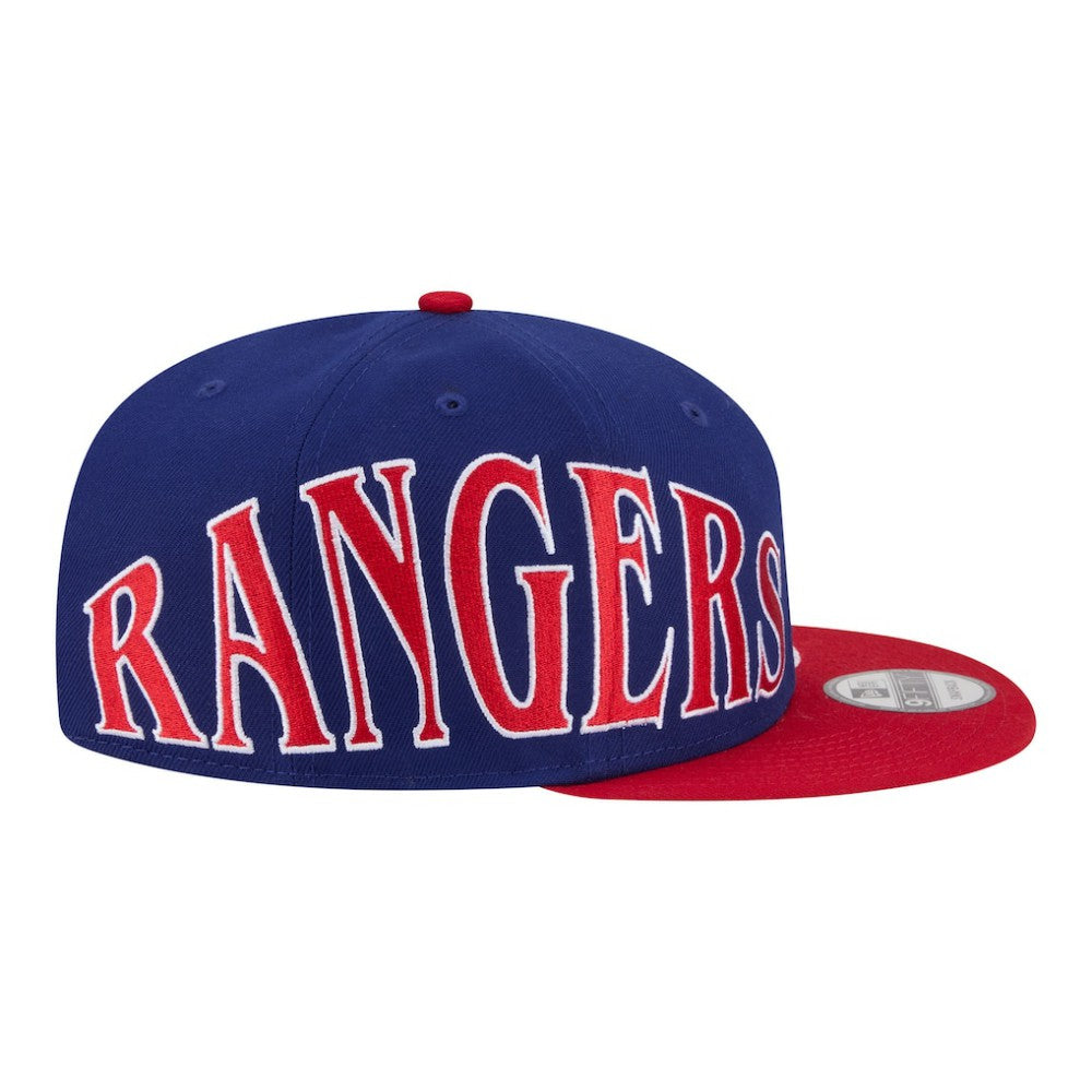 Texas Rangers Stretched Two-Tone 9FIFTY Adjustable Hat Royal/Red | New Era