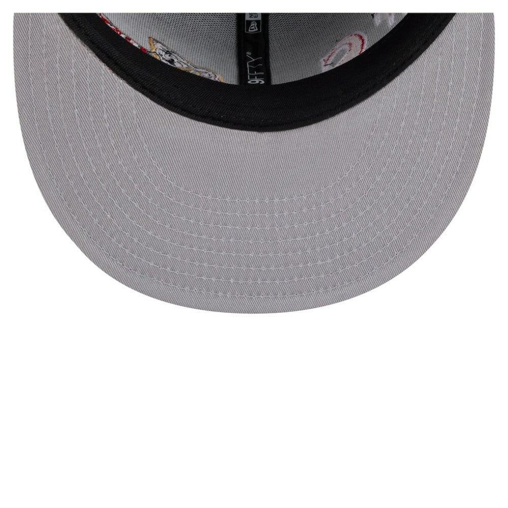 Atlanta Braves Stretched Two-Tone 9FIFTY Adjustable Hat Navy/Red | New Era
