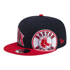 Boston Red Sox Stretched Two-Tone 9FIFTY Adjustable Hat Navy/Red | New Era