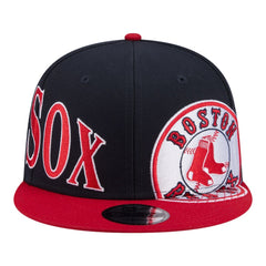 Boston Red Sox Stretched Two-Tone 9FIFTY Adjustable Hat Navy/Red | New Era