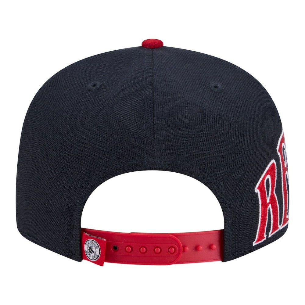 Boston Red Sox Stretched Two-Tone 9FIFTY Adjustable Hat Navy/Red | New Era