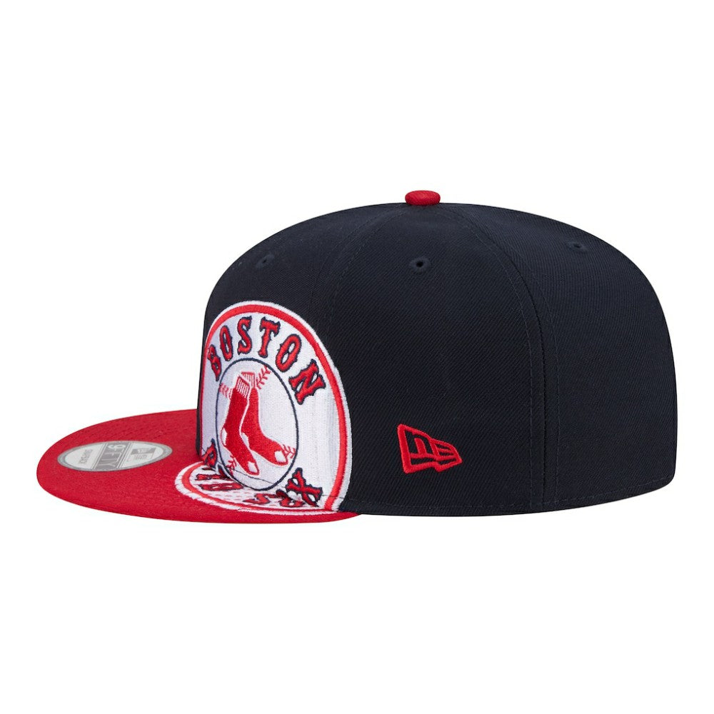 Boston Red Sox Stretched Two-Tone 9FIFTY Adjustable Hat Navy/Red | New Era