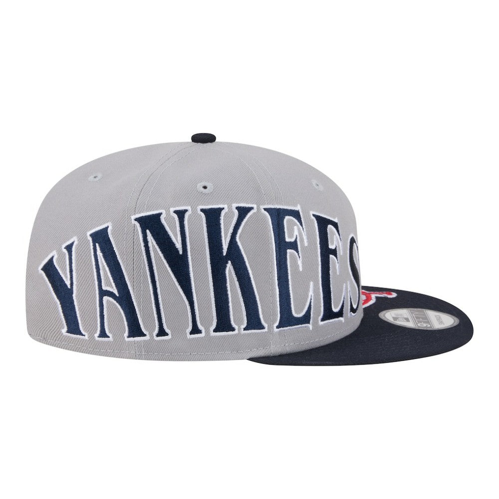 New York Yankees Stretched Two-Tone 9FIFTY Adjustable Hat Gray/Navy | New Era