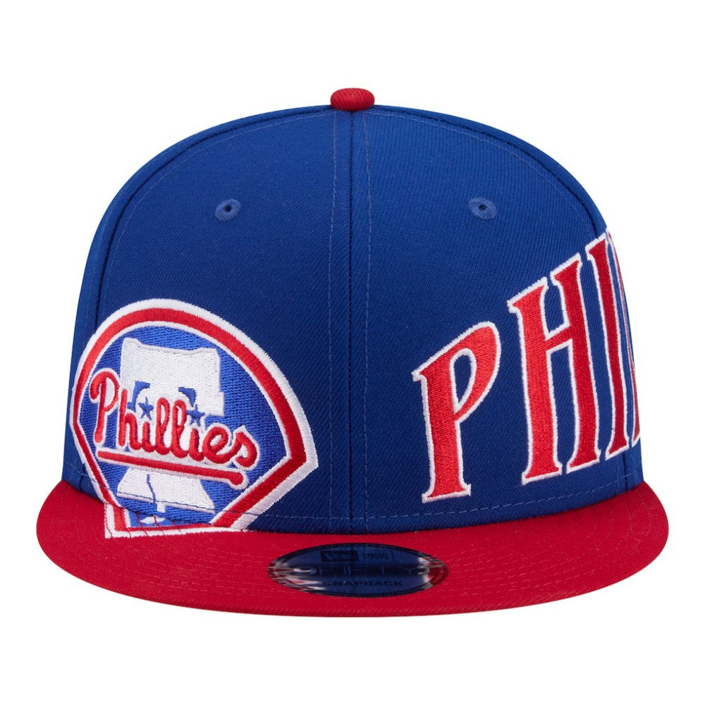 Philadelphia Phillies Stretched Two-Tone 9FIFTY Adjustable Hat Royal/Red | New Era