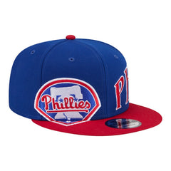 Philadelphia Phillies Stretched Two-Tone 9FIFTY Adjustable Hat Royal/Red | New Era