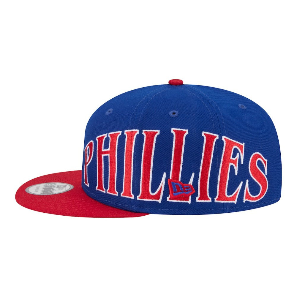 Philadelphia Phillies Stretched Two-Tone 9FIFTY Adjustable Hat Royal/Red | New Era