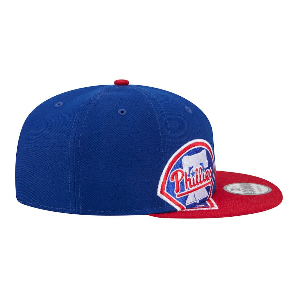 Philadelphia Phillies Stretched Two-Tone 9FIFTY Adjustable Hat Royal/Red | New Era