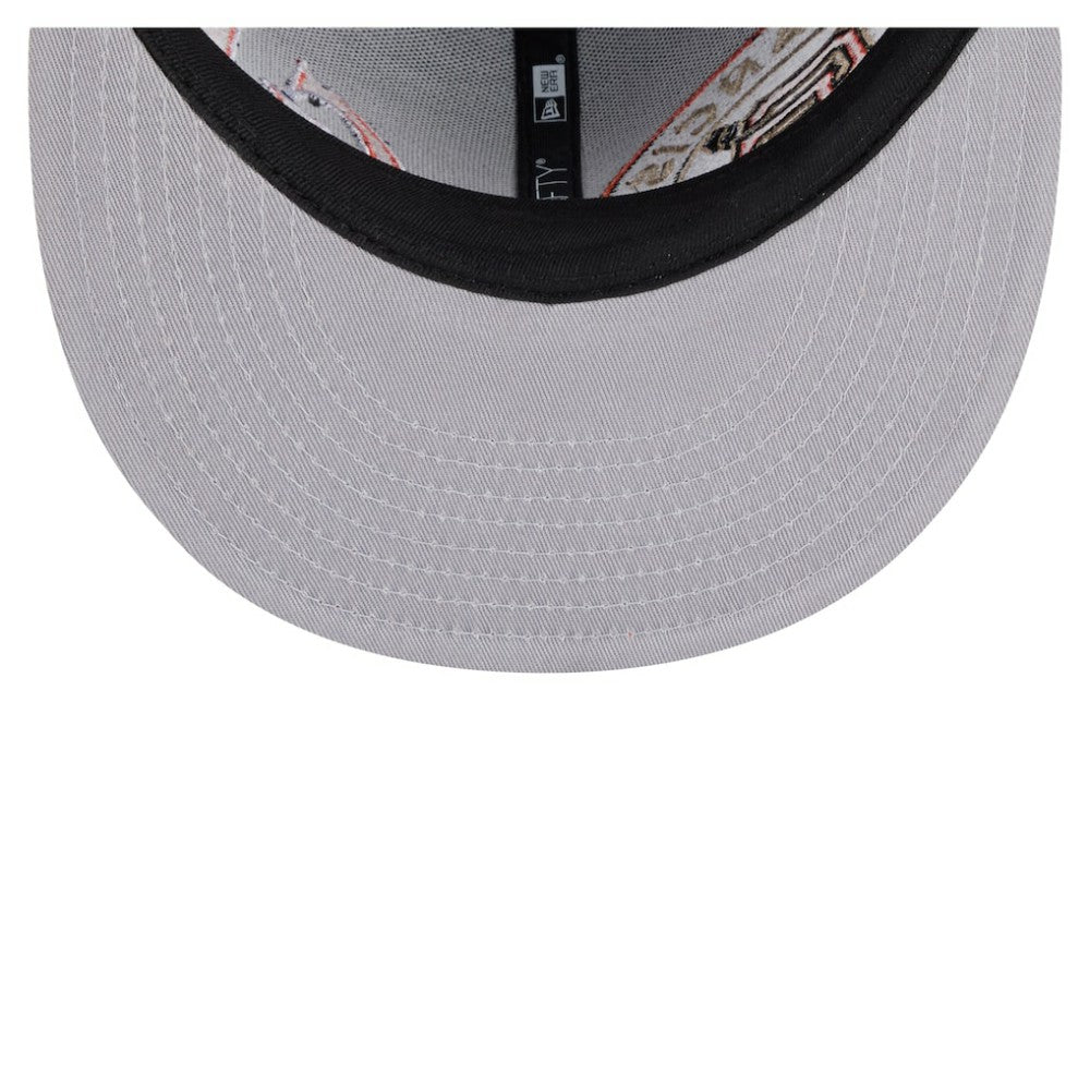 San Francisco Giants Stretched Two-Tone 9FIFTY Adjustable Hat Black/Orange | New Era