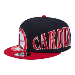 St. Louis Cardinals Stretched Two-Tone 9FIFTY Adjustable Hat Navy/Red | New Era