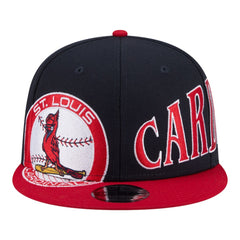 St. Louis Cardinals Stretched Two-Tone 9FIFTY Adjustable Hat Navy/Red | New Era
