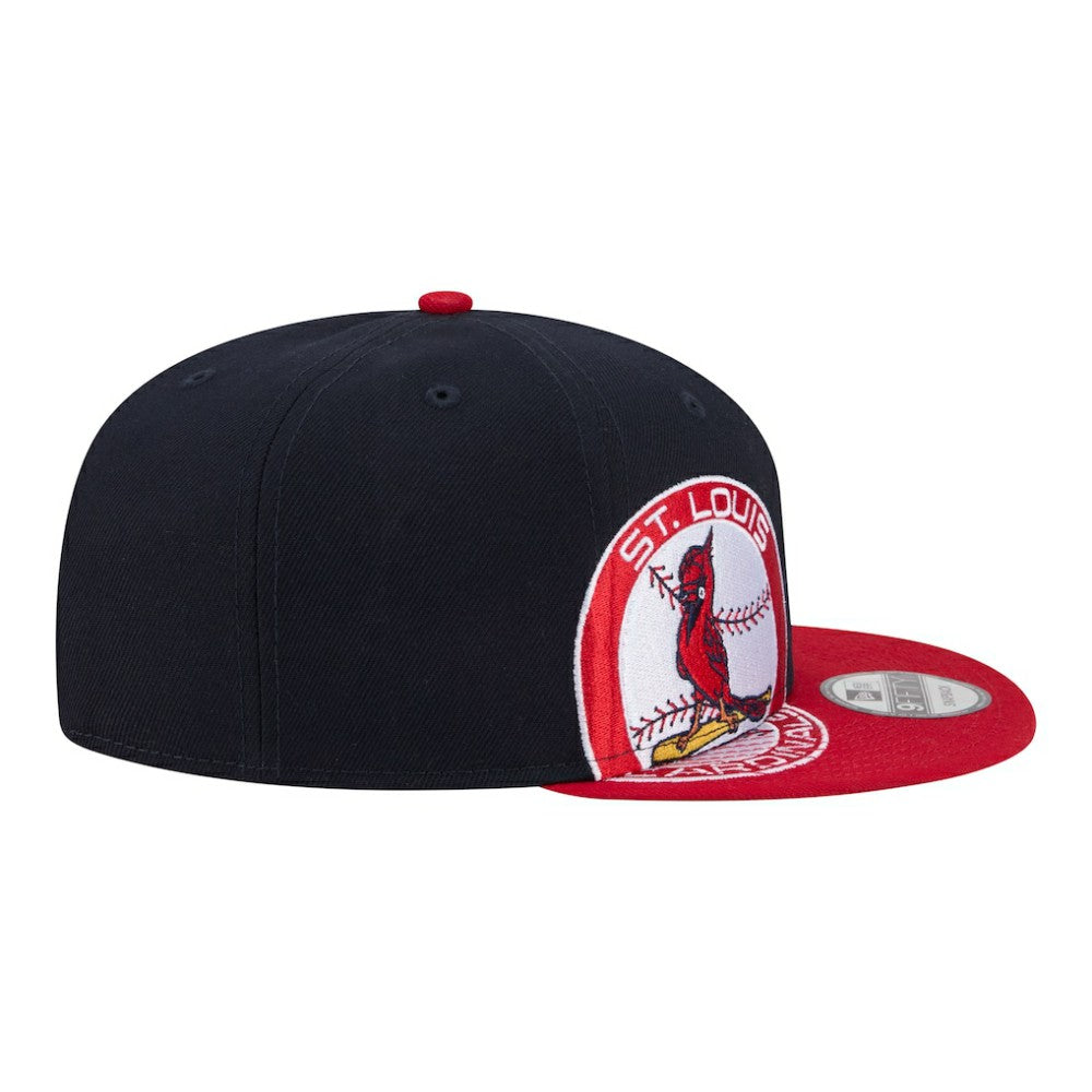 St. Louis Cardinals Stretched Two-Tone 9FIFTY Adjustable Hat Navy/Red | New Era