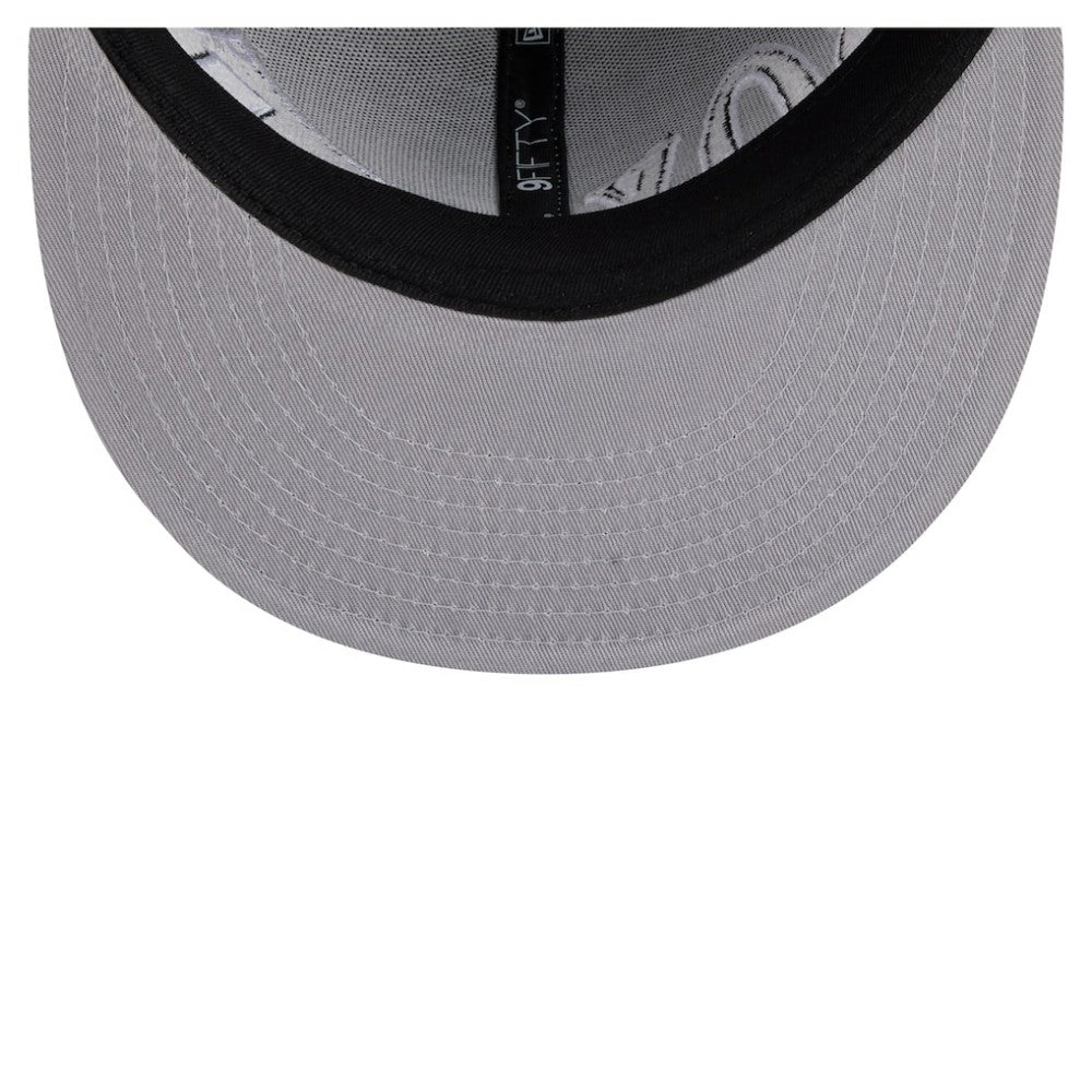 Chicago White Sox Stretched Two-Tone 9FIFTY Adjustable Hat Gray/Black | New Era