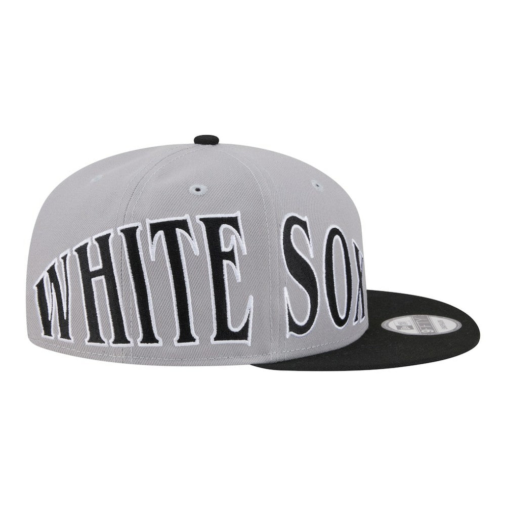Chicago White Sox Stretched Two-Tone 9FIFTY Adjustable Hat Gray/Black | New Era