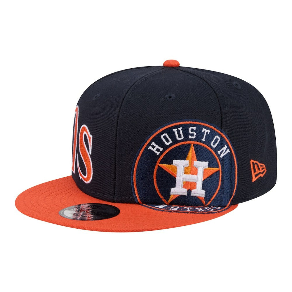 Houston Astros Stretched Two-Tone 9FIFTY Adjustable Hat Navy/Orange | New Era