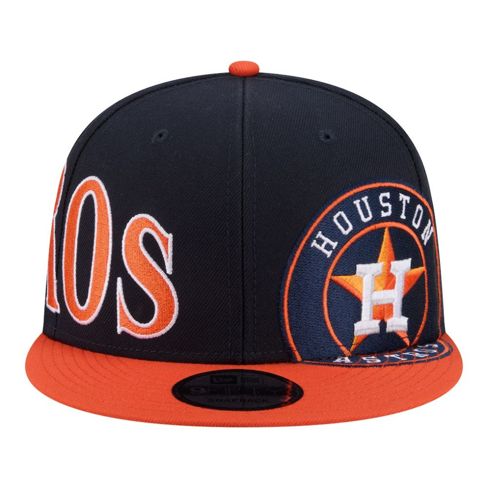 Houston Astros Stretched Two-Tone 9FIFTY Adjustable Hat Navy/Orange | New Era