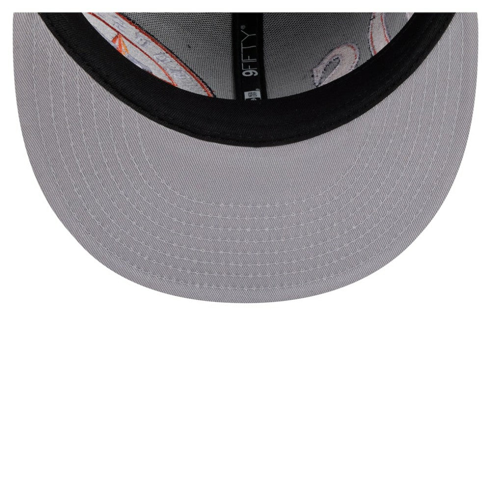 Houston Astros Stretched Two-Tone 9FIFTY Adjustable Hat Navy/Orange | New Era