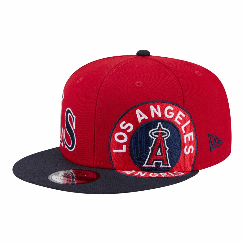 Los Angeles Angels Stretched Two-Tone 9FIFTY Adjustable Hat Red/Navy | New Era