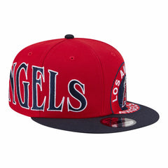 Los Angeles Angels Stretched Two-Tone 9FIFTY Adjustable Hat Red/Navy | New Era