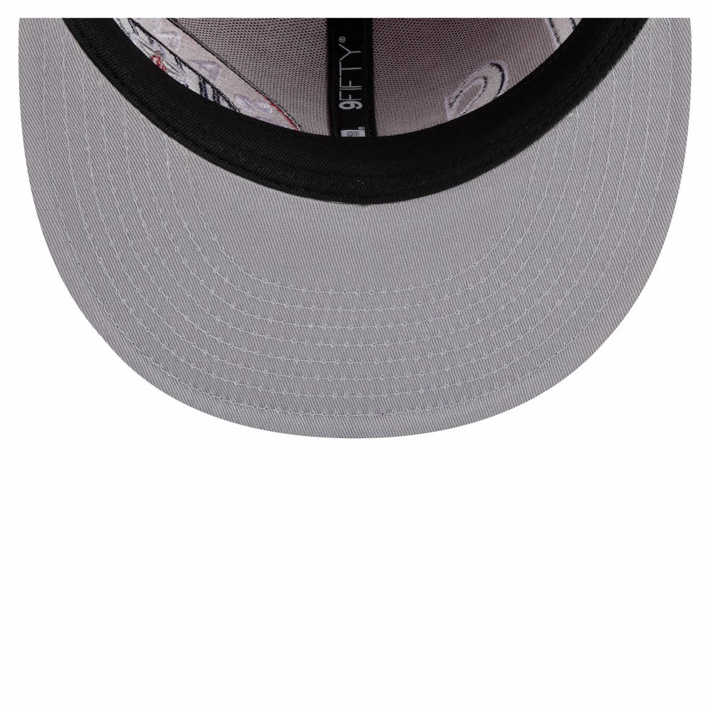 Los Angeles Angels Stretched Two-Tone 9FIFTY Adjustable Hat Red/Navy | New Era