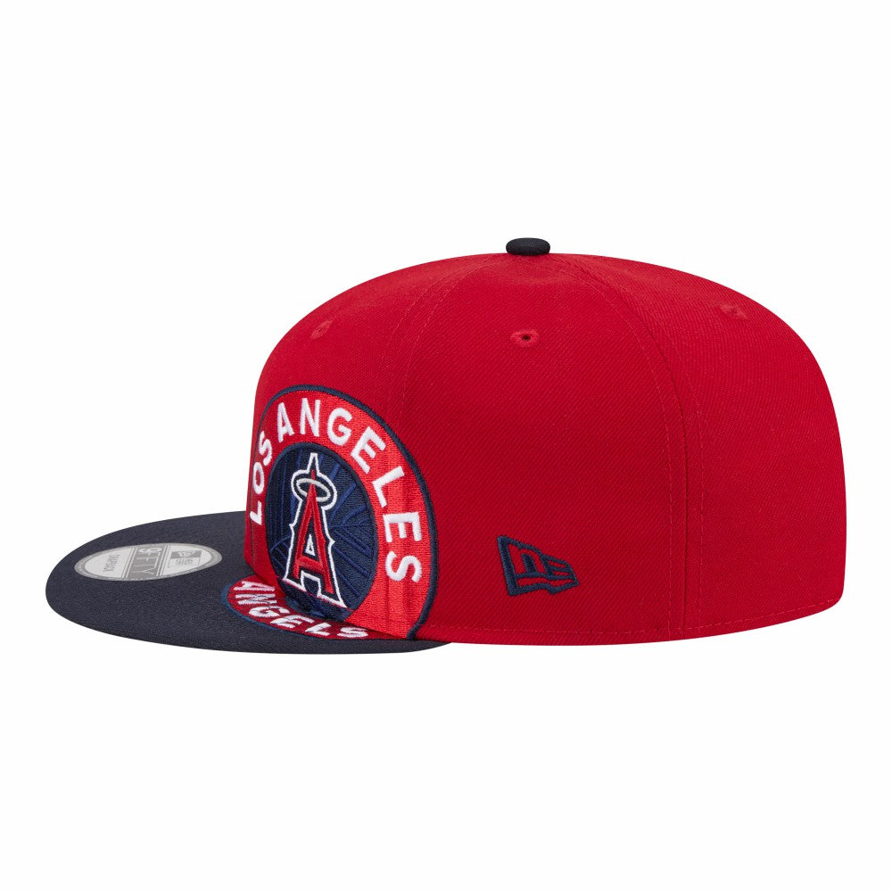 Los Angeles Angels Stretched Two-Tone 9FIFTY Adjustable Hat Red/Navy | New Era