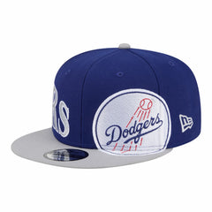 Los Angeles Dodgers Stretched Two-Tone 9FIFTY Adjustable Hat Royal/Gray | New Era