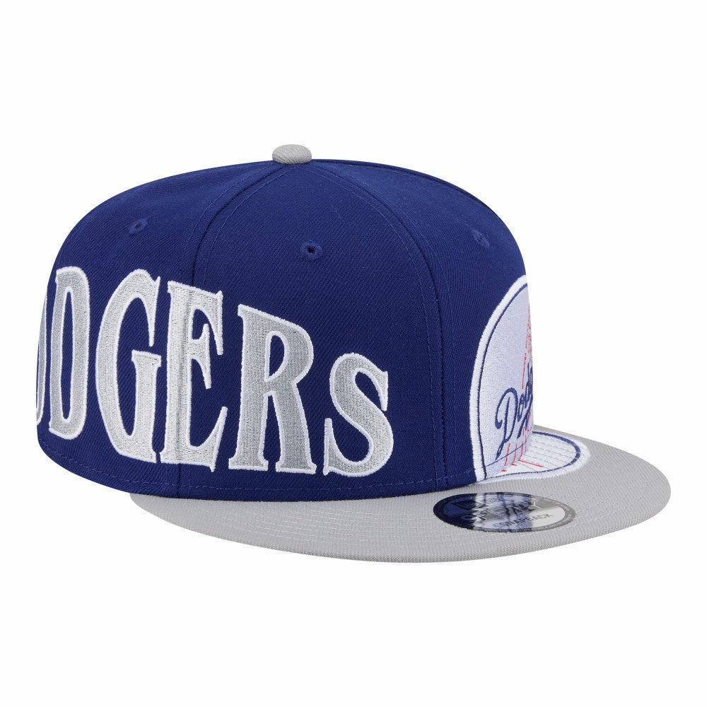 Los Angeles Dodgers Stretched Two-Tone 9FIFTY Adjustable Hat Royal/Gray | New Era