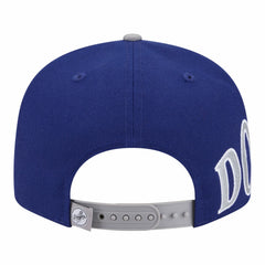 Los Angeles Dodgers Stretched Two-Tone 9FIFTY Adjustable Hat Royal/Gray | New Era