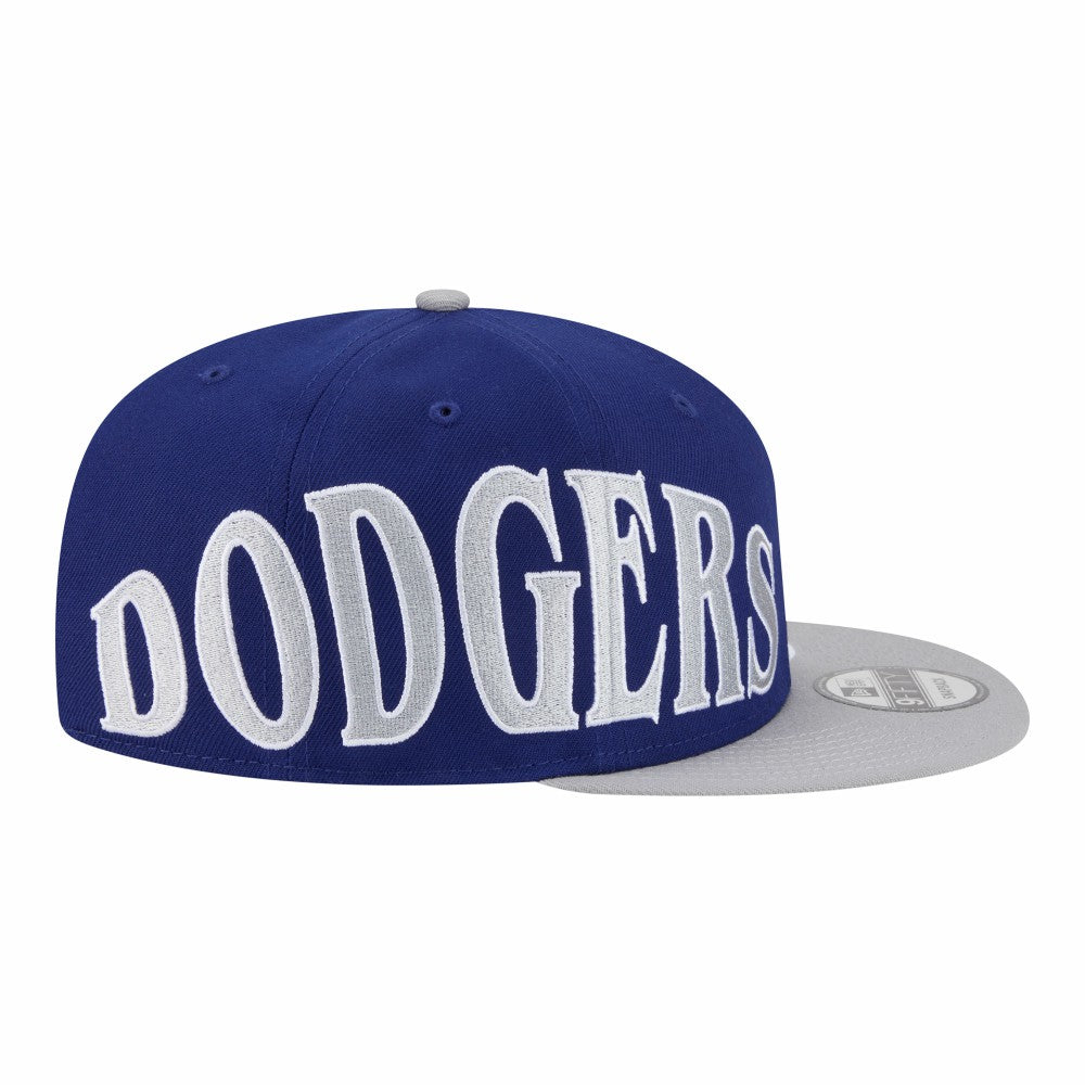 Los Angeles Dodgers Stretched Two-Tone 9FIFTY Adjustable Hat Royal/Gray | New Era