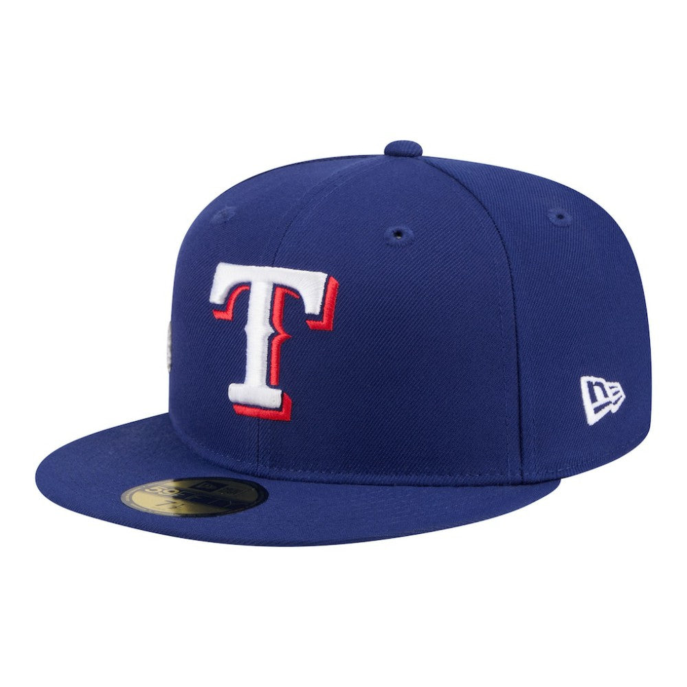 Texas Rangers City Patch 59FIFTY Fitted Hat Royal | New Era