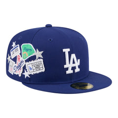 Los Angeles Dodgers City Patch 59FIFTY Fitted Hat Royal | New Era