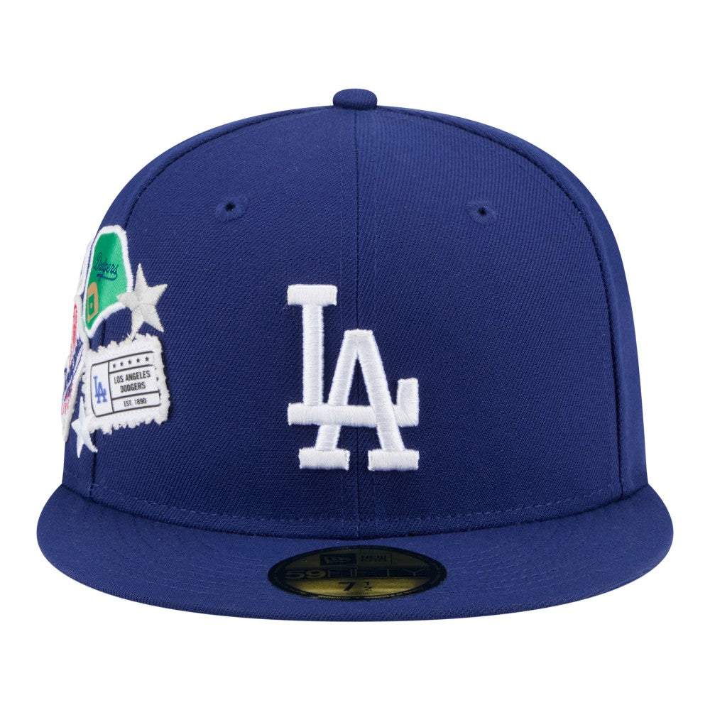 Los Angeles Dodgers City Patch 59FIFTY Fitted Hat Royal | New Era