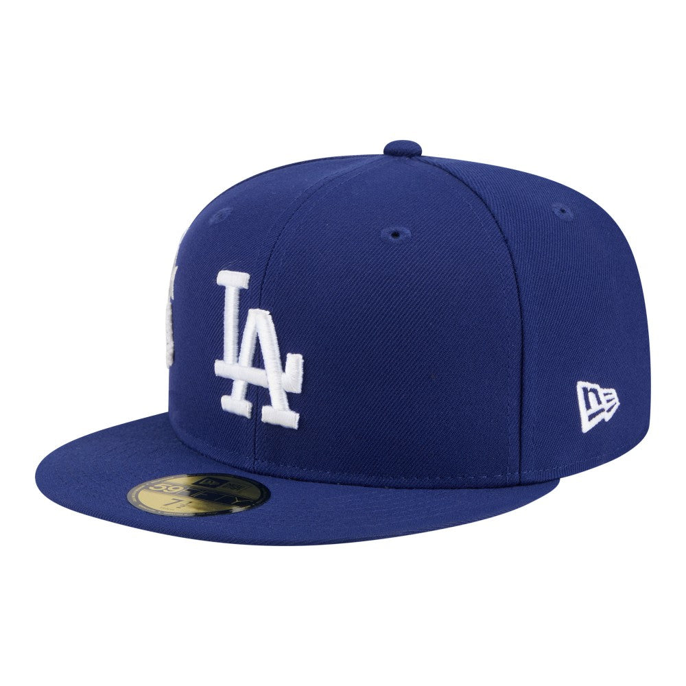 Los Angeles Dodgers City Patch 59FIFTY Fitted Hat Royal | New Era