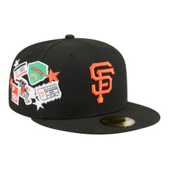 San Francisco Giants City Patch 59FIFTY Fitted Hat Black | New Era