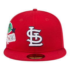 St. Louis Cardinals City Patch 59FIFTY Fitted Hat Red | New Era