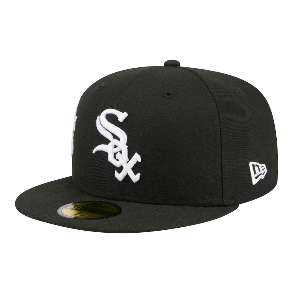 Chicago White Sox City Patch 59FIFTY Fitted Hat Black | New Era