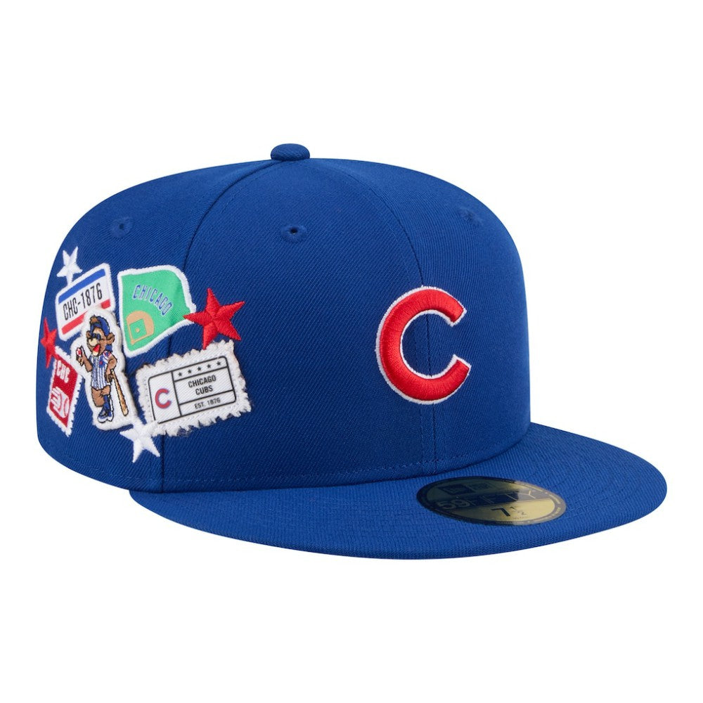 Chicago Cubs City Patch 59FIFTY Fitted Hat Royal | New Era