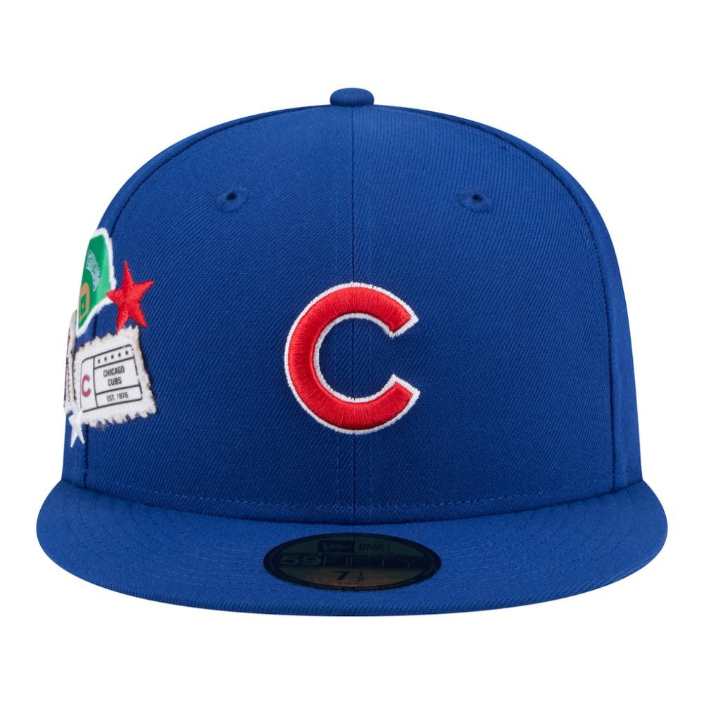 Chicago Cubs City Patch 59FIFTY Fitted Hat Royal | New Era